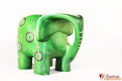 Moderní slon – velký zelený